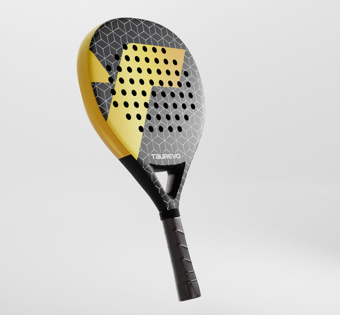 TAUREVO Carbon Fiber Padel Racket Golden