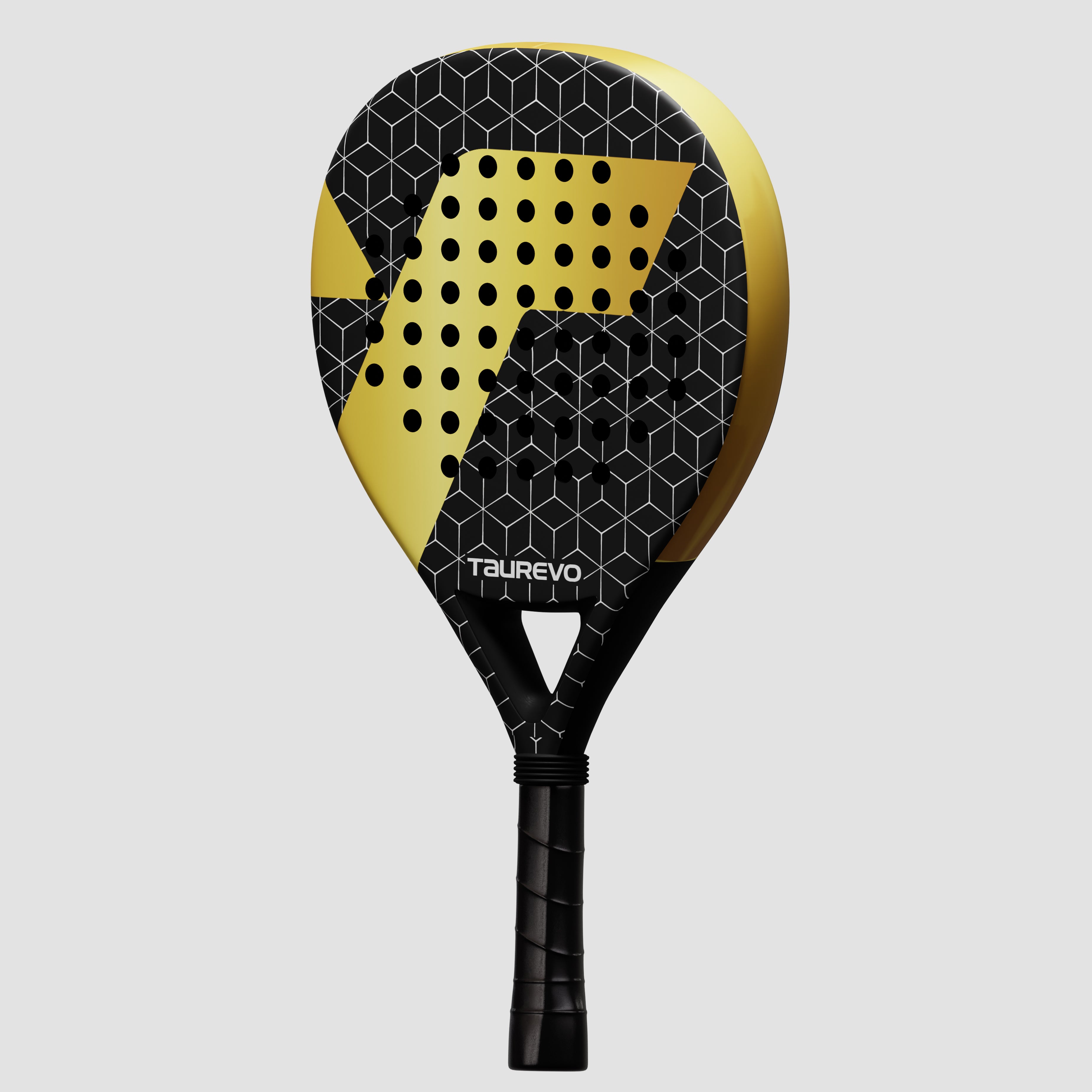 TAUREVO Carbon Fiber Padel Racket Golden
