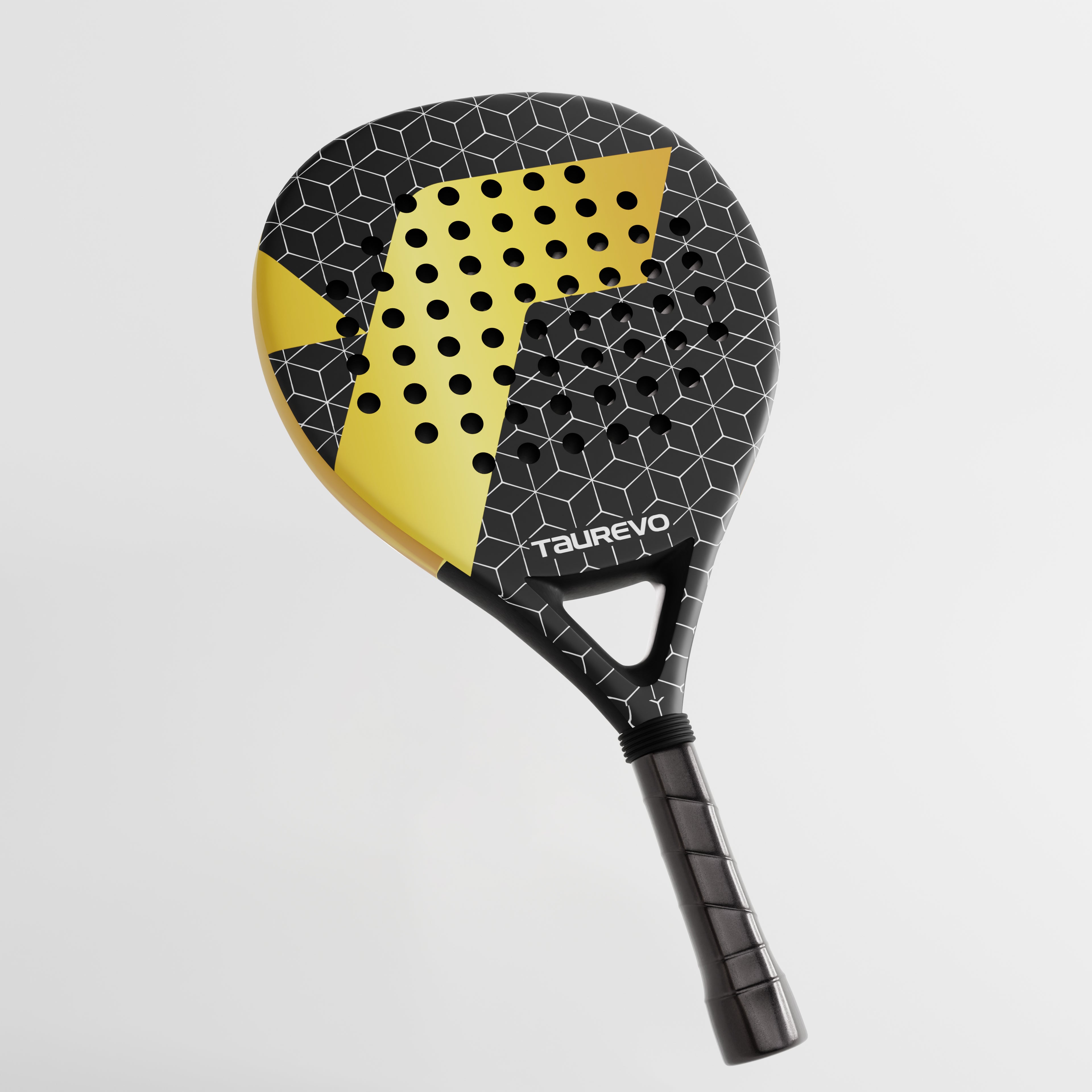 TAUREVO Carbon Fiber Padel Racket Golden
