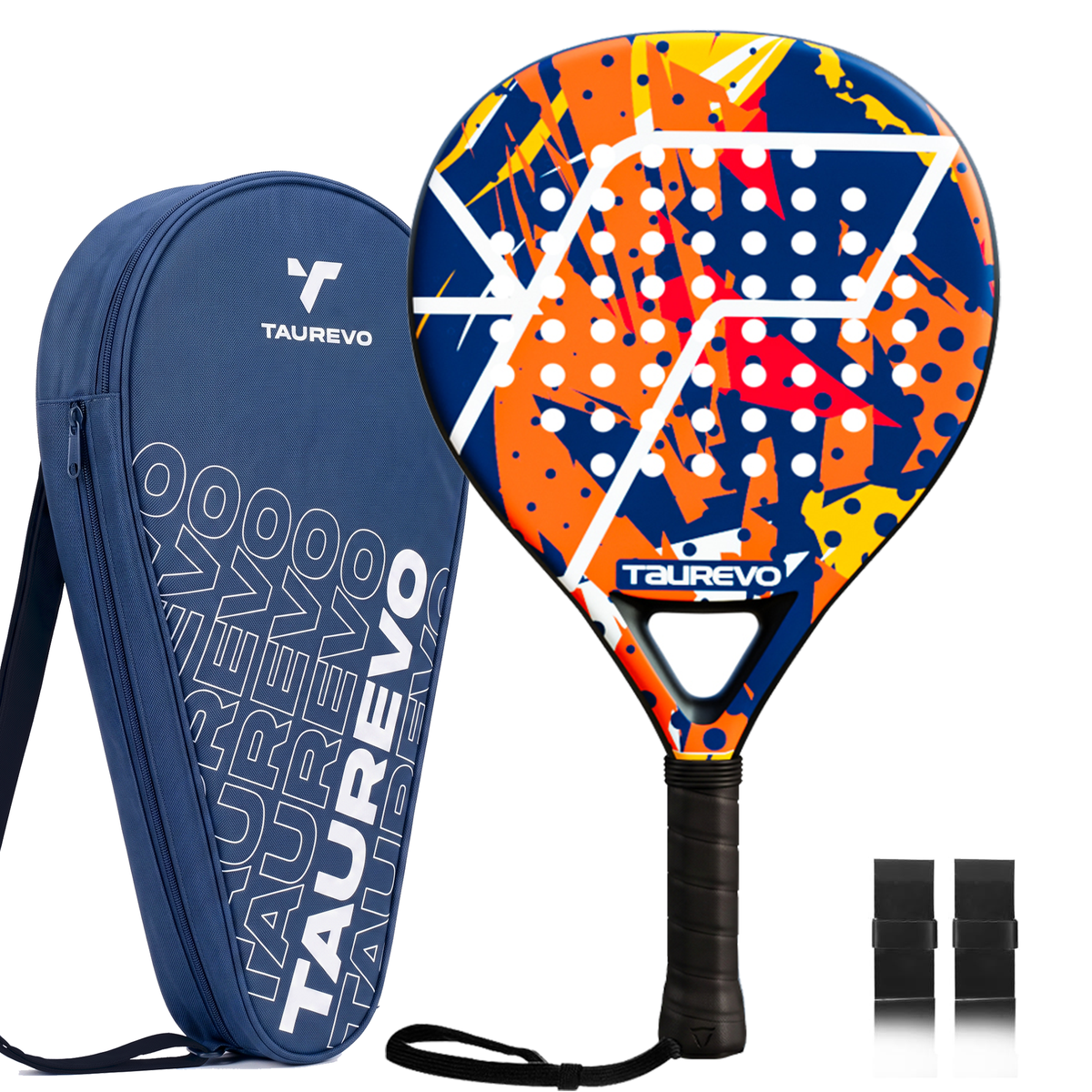 TAUREVO Carbon Fiber Padel Racket Blue