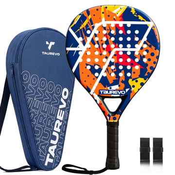TAUREVO Carbon Fiber Padel Racket Blue